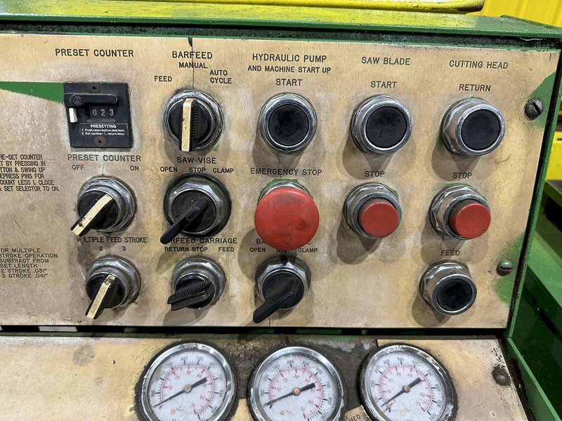 10" X 17" WF WELLS MODEL #W-10-2U AUTOMATIC HORIZONTAL DUAL POST BAND SAW: STOCK #21759