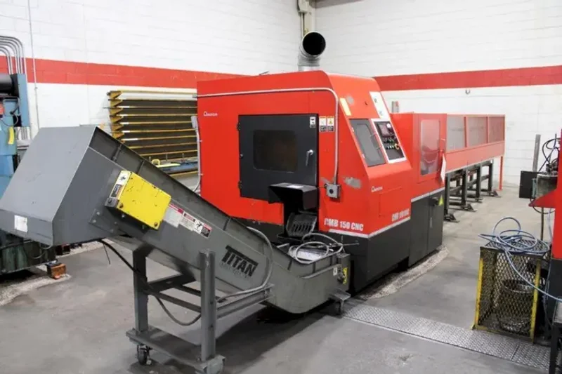 USED AMADA MODEL CMB 150 6" FULLY AUTOMATIC CIRCULAR CARBIDE SAW. Year: 2012
