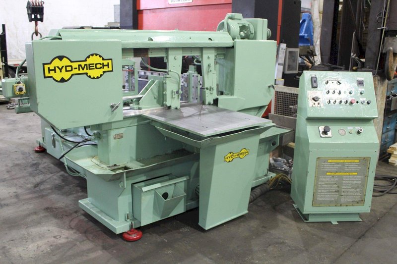 18" X 27" HYDMECH S-25A AUTO MITRE HORIZONTAL BANDSAW: STOCK #72194