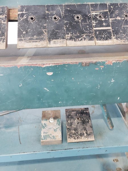 48" X 16 GA ENCO 130-5061 FINGER BRAKE PRESS. STOCK #0315423.