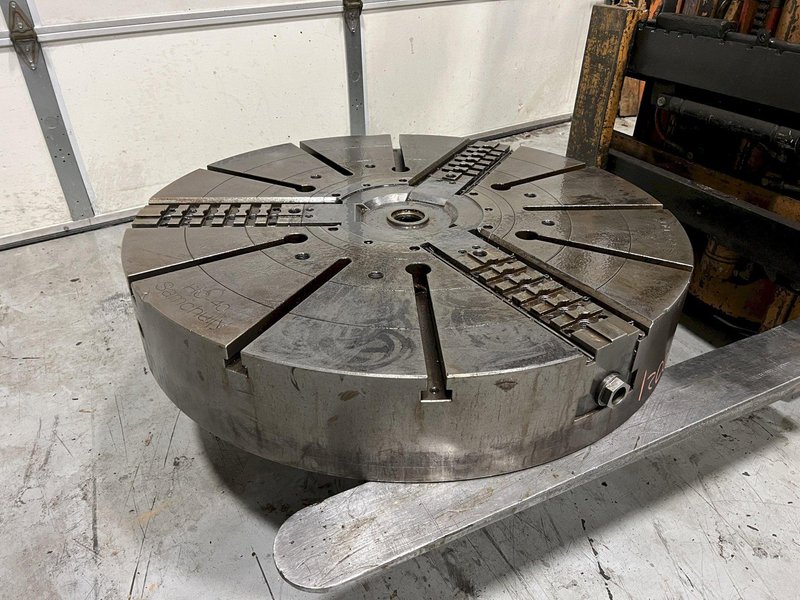 Samchully HC40 3-Jaw VTL Closed Nose Hydraulic Power Chuck 520mm Plain Back