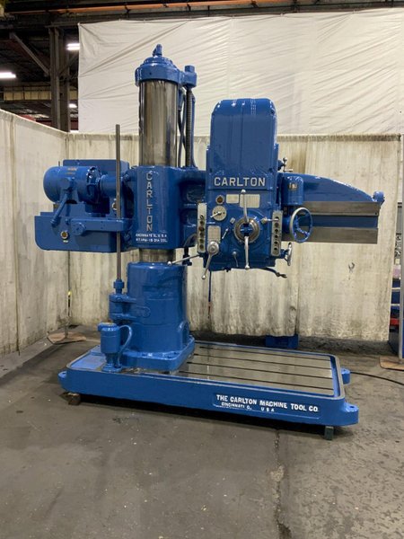 4' X 13 CARLTON RADIAL ARM DRILL: STOCK #81445