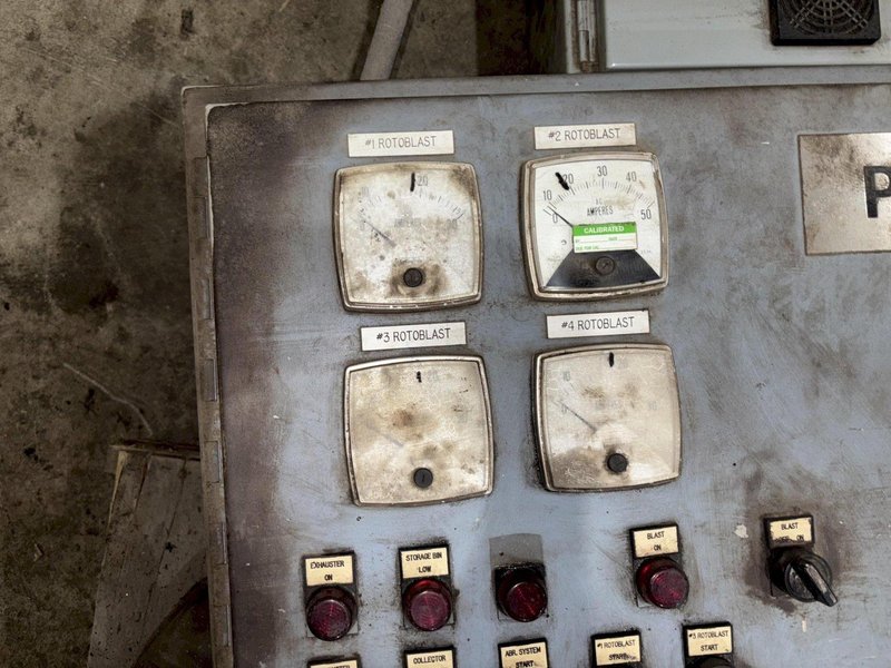 PANGBORN BLAST MACHINE CONTROL PANEL: STOCK #23177