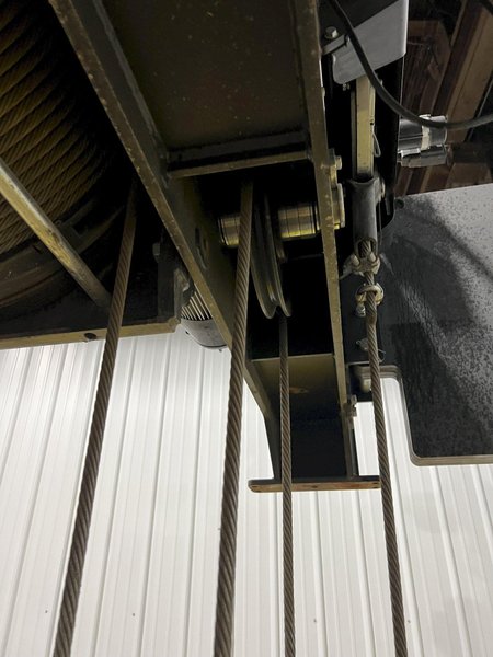 17.5 TON (2014) KONE-CRANES MODEL #CXT60410160P75GGN0S SINGLE GIRDER OVERHEAD CRANE HOIST &amp; TROLLEY: STOCK #18633