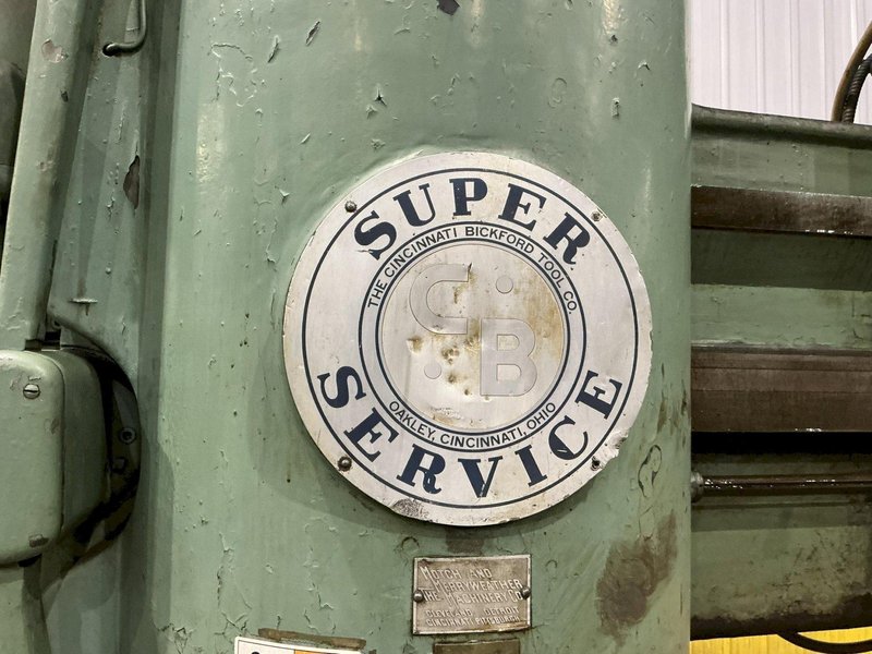 8' X 19" CINCINNATI BICKFORD RADIAL DRILL: STOCK #18554