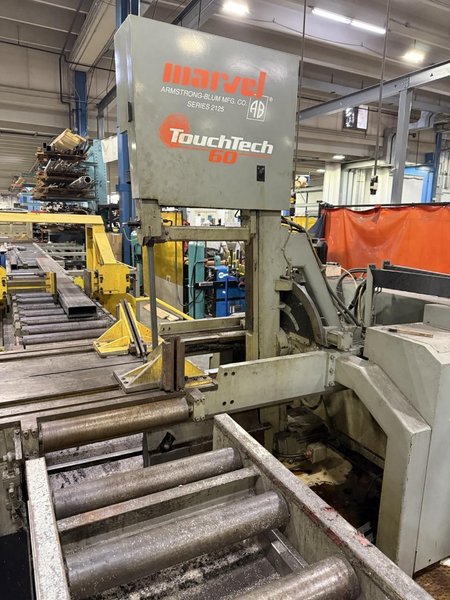 25″ x 20″ Marvel E2125TS TouchTech 60 Automatic Horizontal Bandsaw, 2001