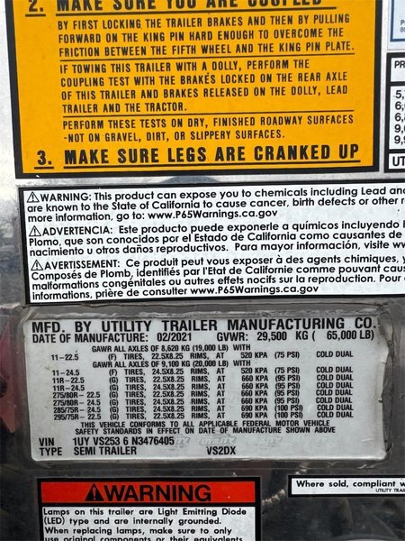 2022 Utility 53x102 1UYVS2536N3476405