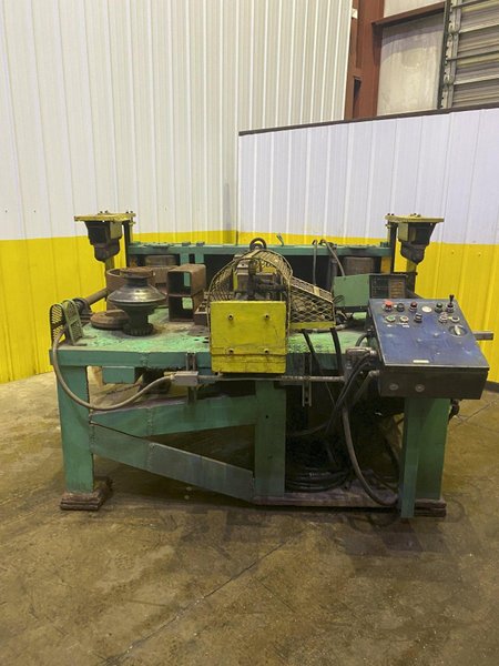 100 TON HYDRAULIC CAMBERING PRESS / POWERED SWEEP BENDER: STOCK #15860