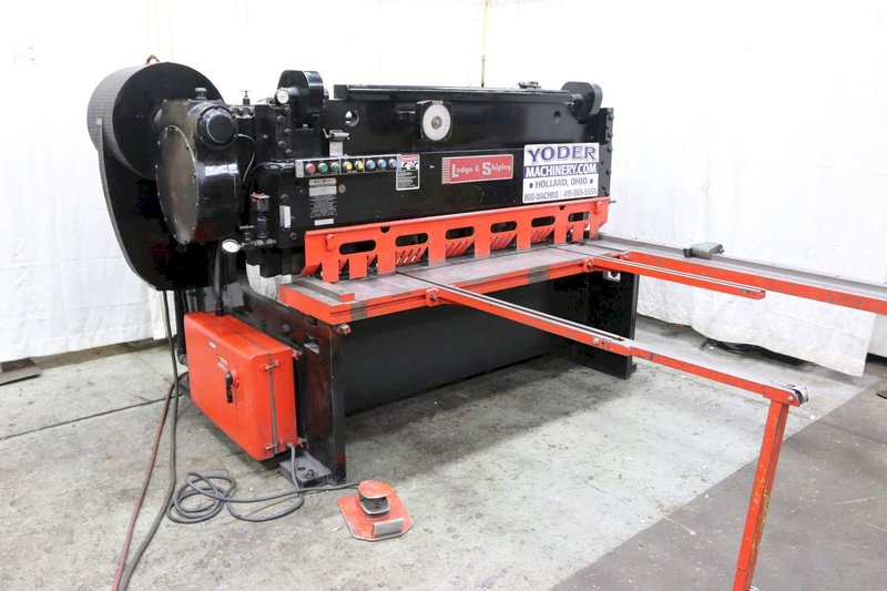 6' X 1/4" LODGE &amp; SHIPLEY POWER SQUARING SHEAR: STOCK #74175