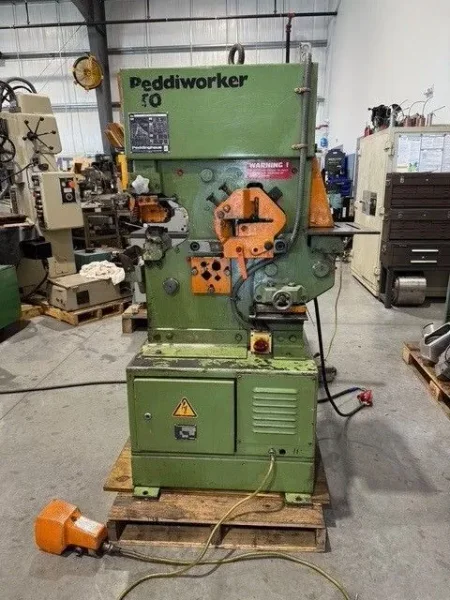 PEDDINGHAUS 50 Peddiworker 50 Ton Hydraulic Ironworker#7568