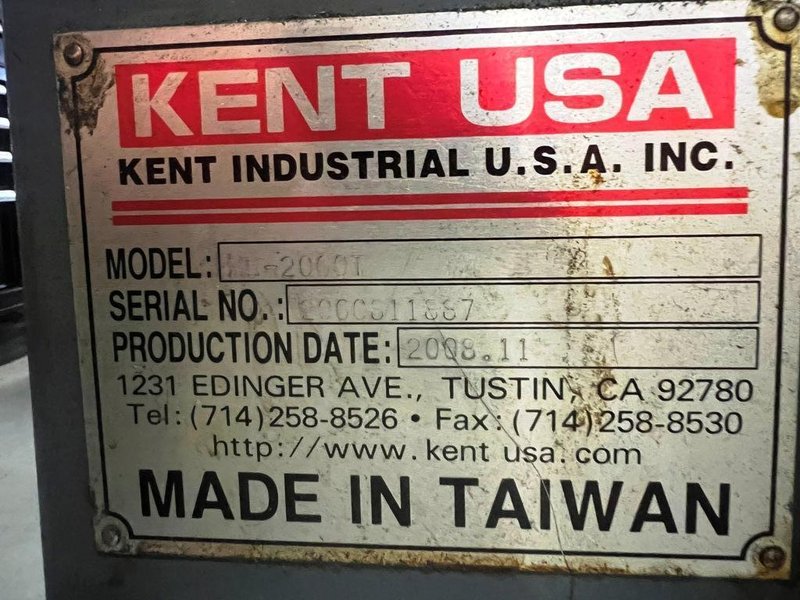 20&quot; x 60&quot; KENT USA MODEL ML-2060T PRECISION ENGINE LATHE