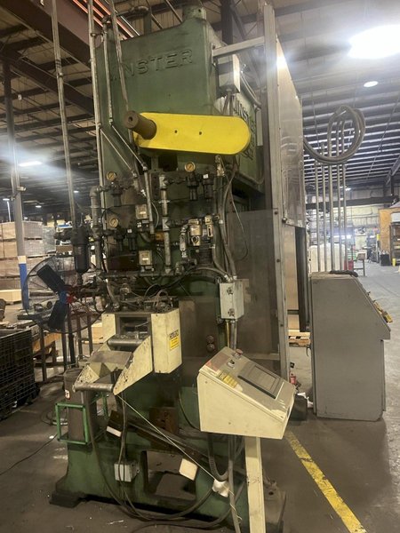 100 TON MINSTER P2-100-48 PIECE MAKER STRAIGHT SIDE HIGH SPEED PRESS. STOCK # 1004725
