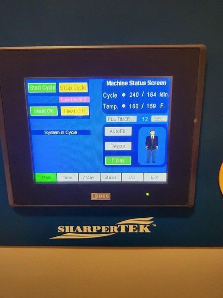 SHARPERTEK High-Capacity Ultrasonic Inline Washer – 4-Stage Industrial Heated Cleaning System