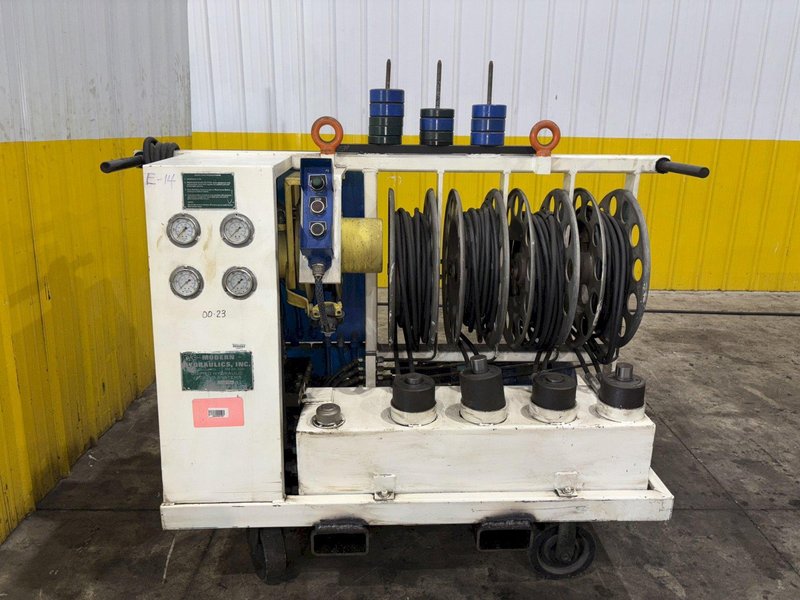 40 TON MODERN HYDRAULICS 4 CYLINDER PORTABLE HYDRAULIC DIE SETTING &amp; SEPARATING SYSTEM: YOBRO #23866