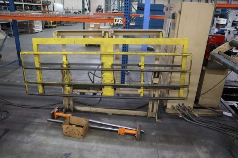 Bliss SC2-500 500 Ton Straight Side Punch Press, Double Crank, 12" Stroke, with Rowe Press Feed, Controls and Coil Reel- Auction Item