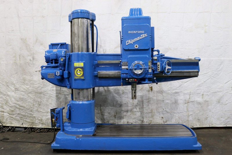 6&#039; X 15&#039; GIDDINGS &amp; LEWIS RADIAL ARM DRILL: STOCK #67605