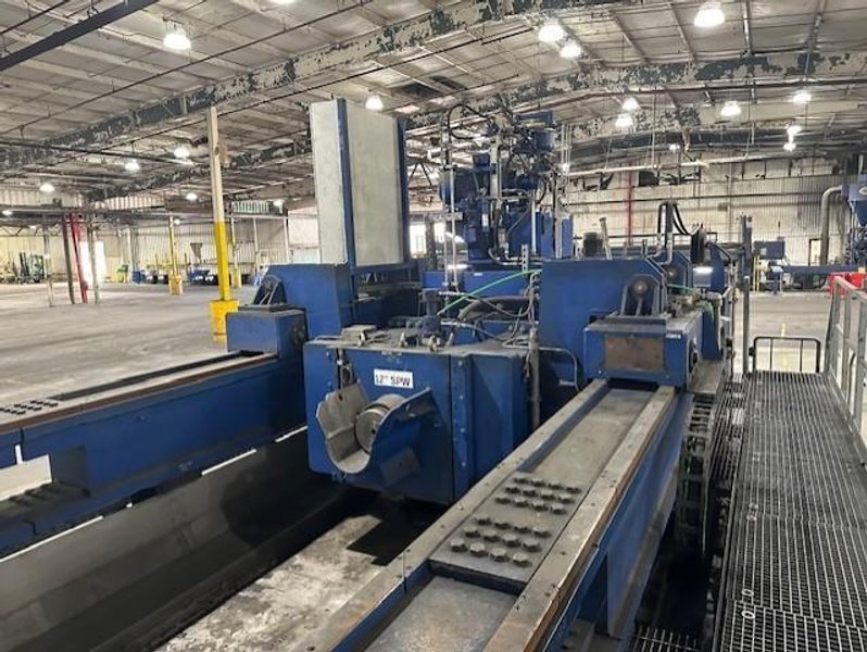 14&quot; SXP SEAMLESS TUBE HYDROTESTING MACHINE W/ HIGH PRESSURE PUMPS