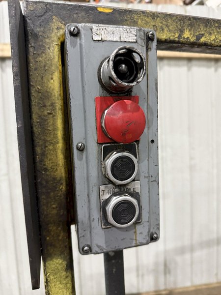 75&quot; x 60&quot; PROCECO MODEL #HD-75X60-E-6000-1-BO HEAVY DUTY ROTARY TABLE PARTS WASHER: YOBRO #24050