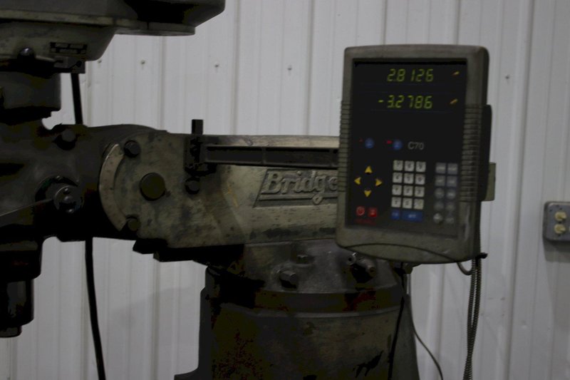 1-1/2 HP BRIDGEPORT RAM TYPE VERTICAL MILL:  STOCK #76551