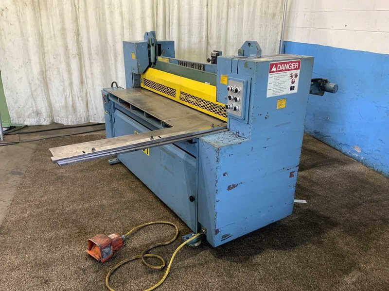 5' X 10 GAUGE BETENBENDER MODEL #510 HYDRAULIC POWER SHEAR: STOCK #20797