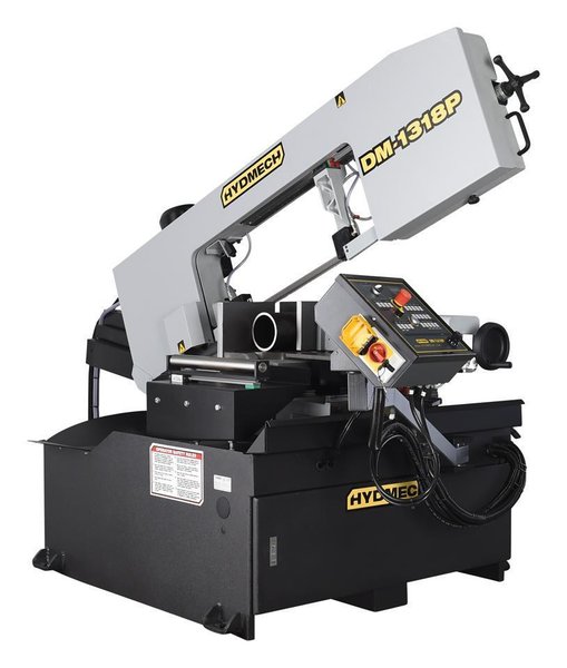 NEW 13"H x 17-3/4"W HYD-MECH MODEL DM-1318P DOUBLE MITER BAND SAW