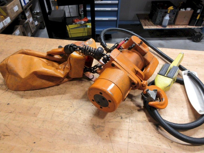 Harrington 1/4 Ton Pneumatic Chain Hoist, Model TCR250P- Auction Item