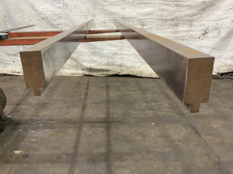 120" X 1-1/2" WIDE FLATTENING PRESS BRAKE DIE SET: STOCK: #80815