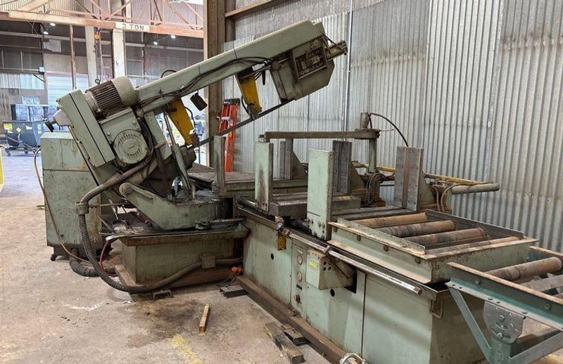 18" X 27" HYDMECH MODEL #S25-A HORIZONTAL SWIVEL MITER AUTOMATIC BAND SAW : YOBRO #25047