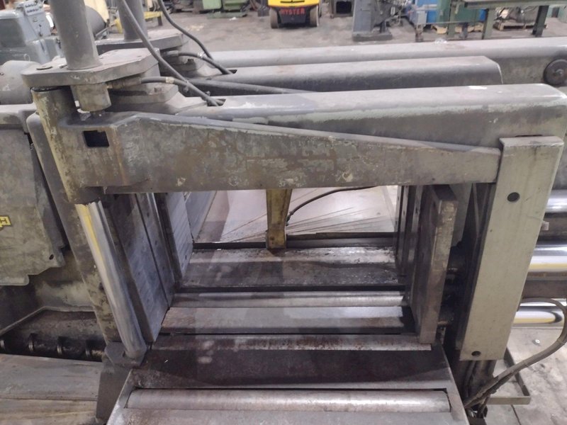 16" x 16" HYD-MECH MODEL #M-16A AUTOMATIC HORIZONTAL BANDSAW WITH POWER MITRE SWIVEL: STOCK #23419