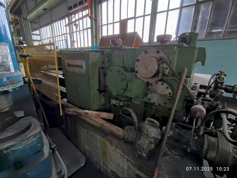 25 TON HAGINGER 3-DIE TUBE DRAW BENCH