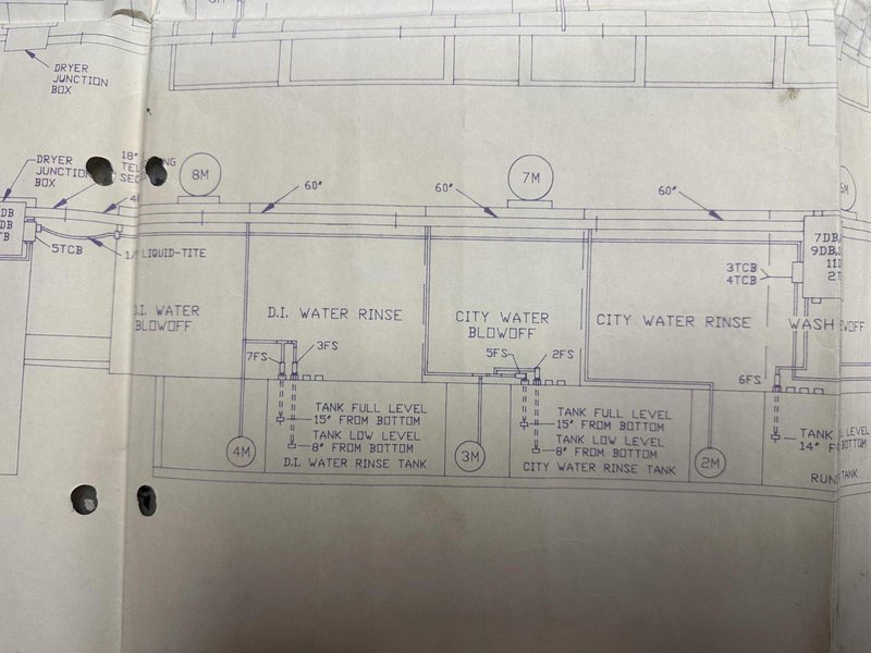 3 STAGE X 36&quot; X 18&quot; WALSH MODEL #AOE286 STEEL MESH-BELT PASS-THROUGH STAINLESS WASHER: STOCK #20166