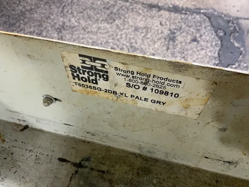 STRONG HOLD 36” X 60” / 2 DRAWERS WORKBENCH   -  T6036SG-2DB-KL PALE GREY