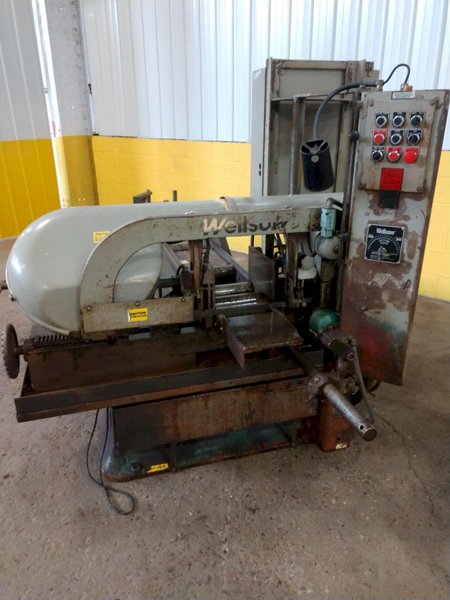 12" X 14" WELLSAW MODEL #1270 HORIZONTAL AUTOMATIC FEED DUAL POST BAND SAW: STOCK 12712