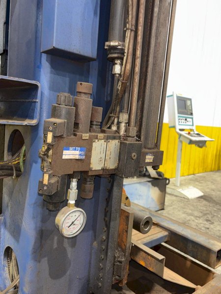 2&quot; X 60&#039; PEDDINGHAUS MODEL #1000/1B OCEAN AVENGER CNC STRUCTURAL BEAM DRILL LINE 2008: YOBRO #23978