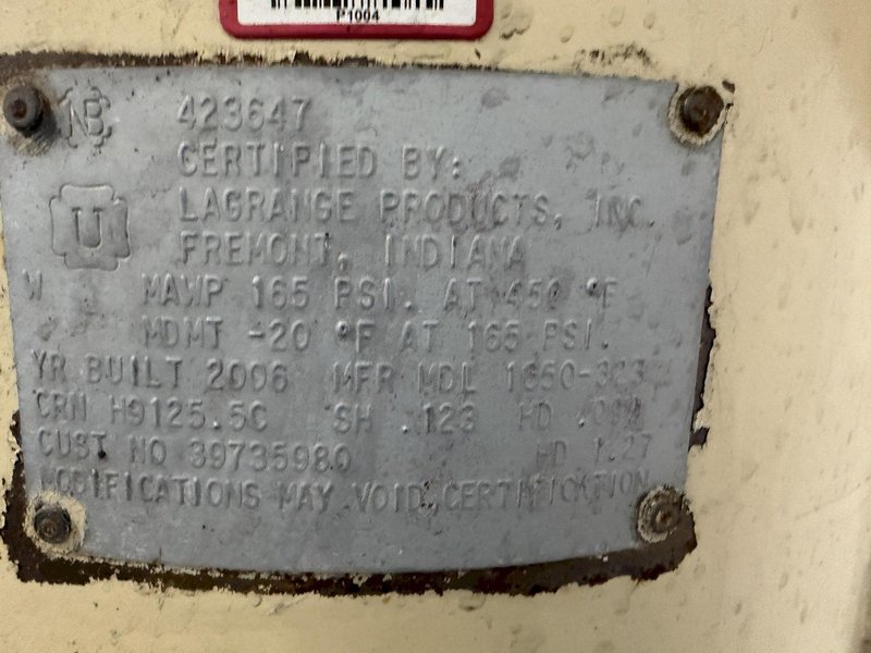 INGERSOLL RAND NLM-1500 AIR DISCHARGE MODULE. STOCK # 0887925