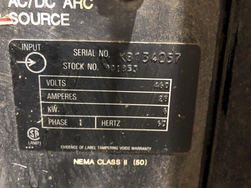 10&quot; x .080&quot; COIL JOINING TECH SHEAR BUTT END WELDER WITH MILLER ECONO TWIN HF WELDER: STOCK #19064