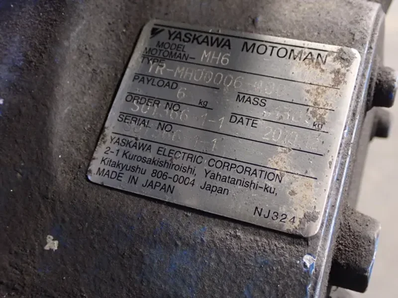 Motoman / Yaskawa Electric 2.0kva Robot - Mh6