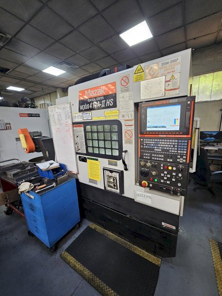 2007 MAZAK VCN410A-II Vertical Machining Center - 20 HP Spindle, 40" x 20" Table Size