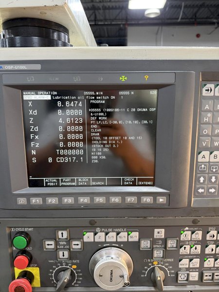 Okuma ES-L6 CNC Lathe For Sale