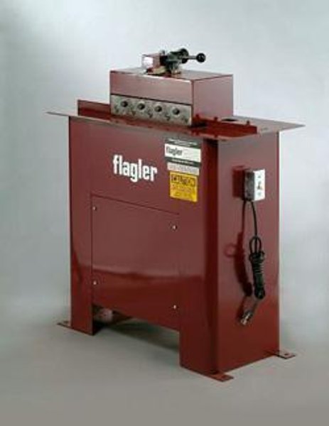 20 Ga., New Flagler Pittsburgh Machine w/ Flange Follower Attachment