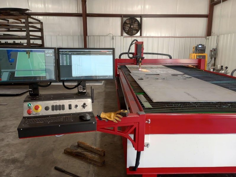 8′ x 25′ GenX CNC Plasma, 2024 – 400 amp Kjellberg Power supply
