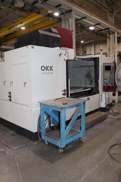 OKK MODEL #VM7III VERTICAL MACHINING CENTER NEOMATIC 635V CONTROL: YOBRO #26184