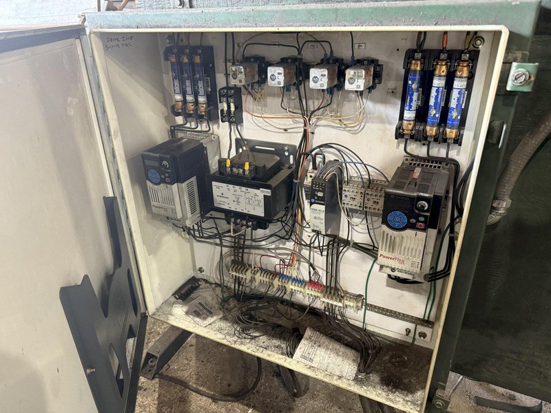 CONTROLLED AUTOMATION ELECTRICAL CONTROL PANEL, FROM MODEL #BFC-530 BEAM PUNCH LINE: STOCK #24124