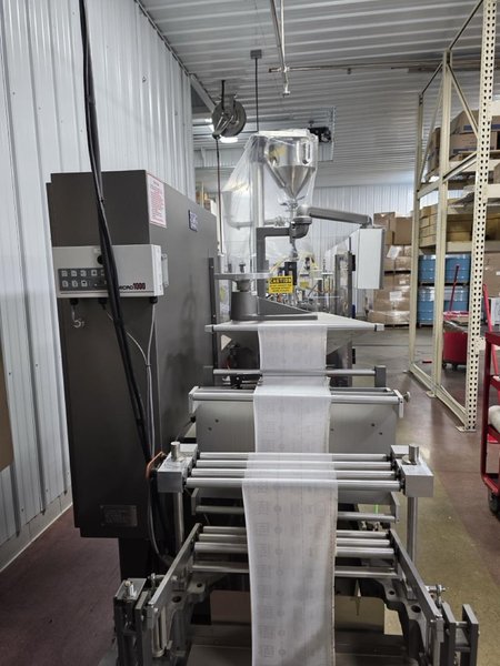 HMC Pouchmaster Packager IM 7-12 HFFS for Liquid Packaging in 1-up or 2-up Configuration, 2020