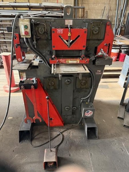 65 Ton Edwards Ironworker, 2012 – Pipe Bending Attachment, Dies, Tooling Included