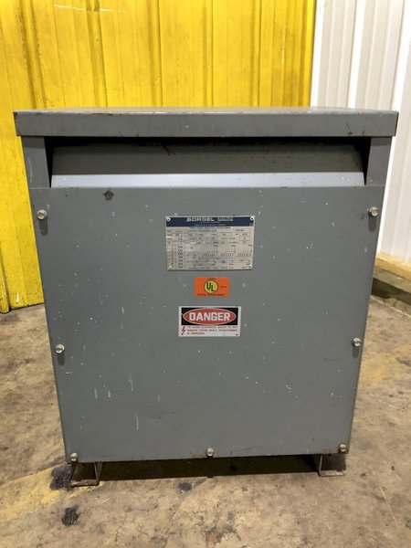 30 KVA 3 PHASE SORGEL 480HV TO 208/120 ELECTRICAL TRANSFORMER: STOCK 17194