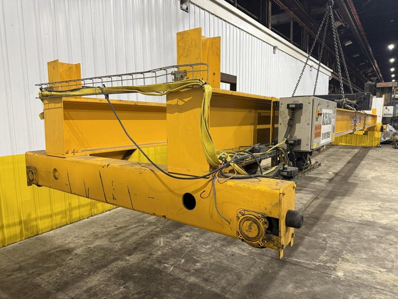 7.5 TON x 48'-9'' x KONE CRANES FREE STANDING CRANE SYSTEM, COMPLETE WITH 140' RUNWAY BEAMS AND UPRIGHTS: YOBRO #24534