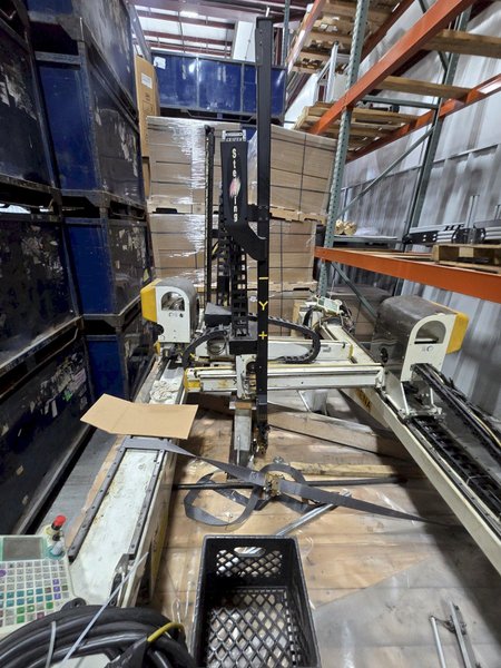 Sterling SR‑SB‑1200 Cartesian Robot – 3‑Axis Handling Cell with Controller &amp; Teach Pendant