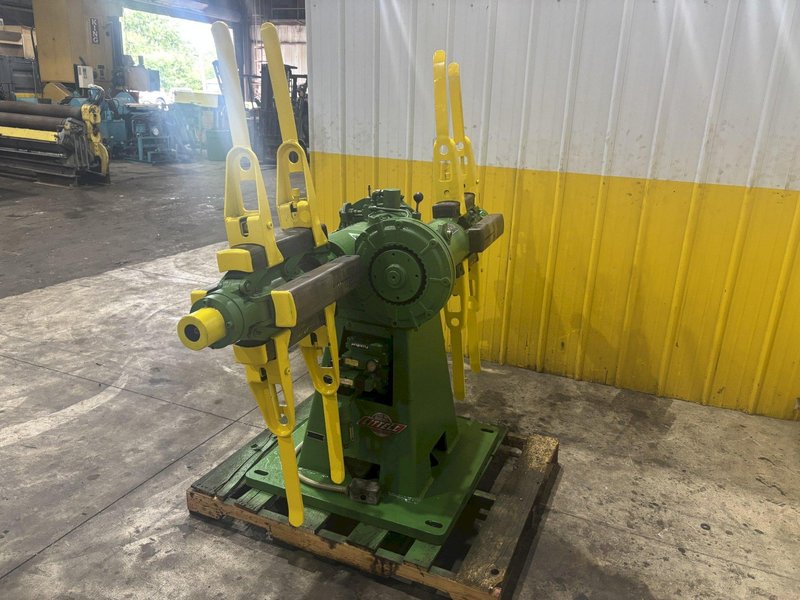2,000 LBS X 12&quot; LITTELL MODEL #20-12 DOUBLE END PULL OFF UNCOILER COIL REEL: STOCK #23714
