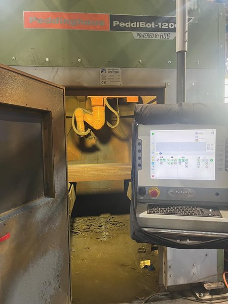 Peddinghaus Pedibot-1200 6-Axis Robotic CNC Thermal Cutting Machine, 2022